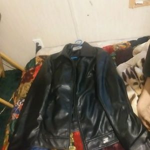 A collezioni leather jacket